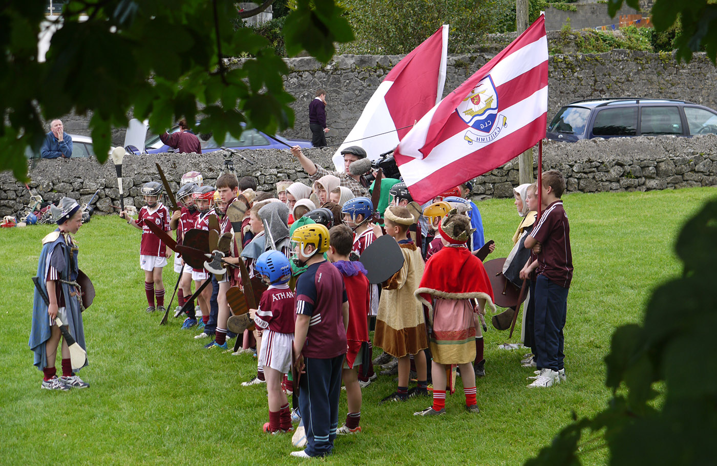 All-Ireland Hurling Final 'Up for the Match' from Athenry Slide background